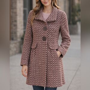 Urban Behavior Brown & Pink Patterned Jacket 🤎🩷